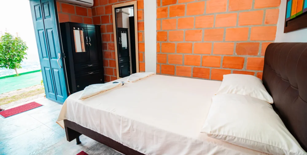 Habitación amoblada en girón para hospedaje. Hotel ecológico green apartment